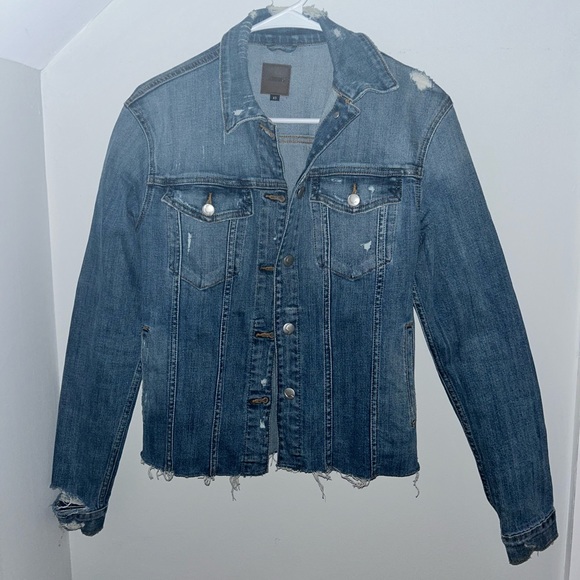 NWOT Joe’s The Raw Hem Relaxed Denim Jacket Size XS - Picture 3 of 6
